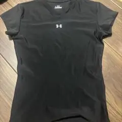 UNDER ARMOUR ブラック Vネック アンダーシャツ LG