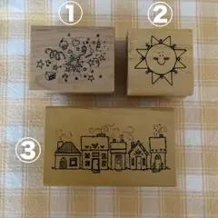 アメリカン カントリー スタンプ 3個セット