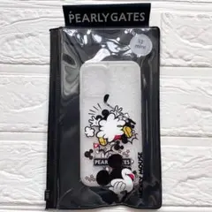 パーリーゲイツ　未使用　スマホカバー　白　iPhone12mini ミッキー