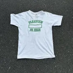 【希少】Vintage 70s 金タグ ラッセル 両面プリント russel