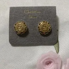 Christian Dior ピアス CDロゴ ヴィンテージ