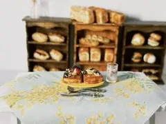 【ミニチュア スイーツ】ワッフルプレート。