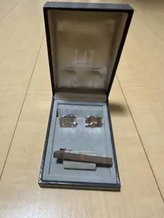 ダンヒル　カブスボタン　カフリンクス　ネクタイピン　結婚式　パーティー　スーツ