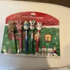 東京ディズニーリゾート クリスマス ボールペンセット 2010年 貴重品】東京ディズニーリゾート クリスマス ボールペンセット