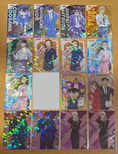 名探偵コナン　キラキラクリアカードコレクション　15枚セット
