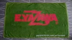 矢沢永吉☆1980年E.YAZAWAカンパニーバスタオル 矢沢永吉 カンパニータオル 白 黒 ロゴ 初代物 後楽園スタジアム