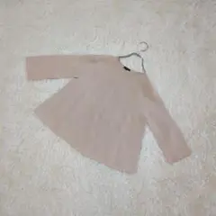 【アトリエシックス】七分袖　Uネック　トップス　ベージュ　38
