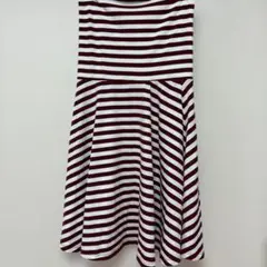 GU ストライプ フレアスカート　M 新品
