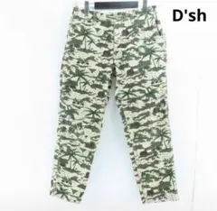 ☆ D'sh ディッシュ 日本製 総柄チノパンツ 38