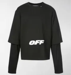 off-white スウェット パーカー XXS ブラック
