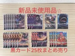 【新品未使用品】ワンピース　ブルック　サボ　レベッカ　ティーチ　黒カード