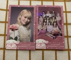 ＝LOVE JILLSTUART カード 大場花菜 集合 2枚セット イコラブ