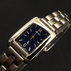 SEIKO セイコー LUKIA ルキア ネイビー&ゴールド クォーツ 3針