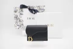 Christian Dior 三つ折り財布 サドル コンパクトウォレット a