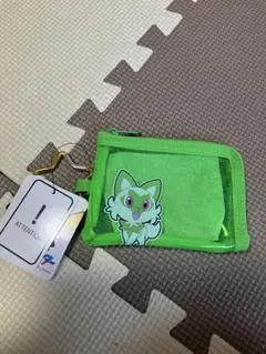 ポケットモンスター 子供用財布 クリアウォレット ニャオハ