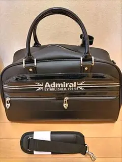 【新品•未使用品】アドミラルゴルフ ボストンバッグ ブラック