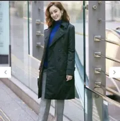 ICB シームレスダウンコート ネイビー サイズ4