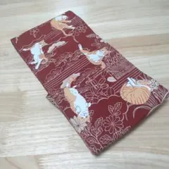 1点物♥アンモニャイト猫♥寝姿デザイン♥帯ベルト♥胴回りリメイク♥なんちゃって帯