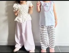 ZARA ストライプ ロングパンツ 2-3歳　98センチ