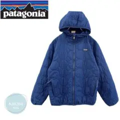パタゴニア Patagonia キルティングジャンパー フーディ キッズ 紺