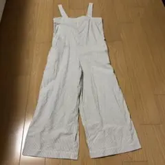 ユニクロ ボーダー サロペット
