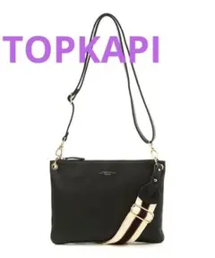TOPKAPI ストライプベルト・レザー2wayショルダーバッグ