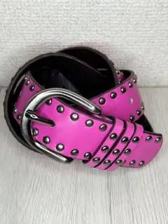 ピンクスタッズベルト　belt bigboy y2k スケーター　ロック　パンク