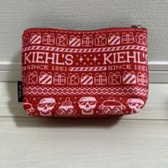 KIEHL'S 赤いスカル柄ポーチ