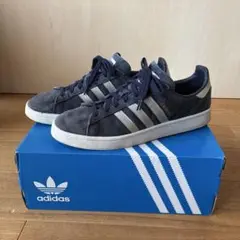 adidas campus 紺×銀