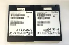 ②-W968-SanDisk SATA 128GB 2.5インチ SSD 2点