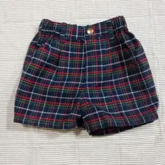 チェック柄ボトムス サイズ100　秋冬　キッズ