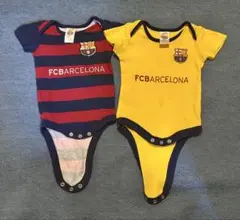 FCバルセロナ ロンパース 2枚セット