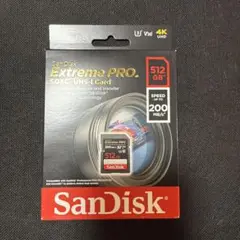 SanDisk Extreme PRO 512GB MicroSDカード