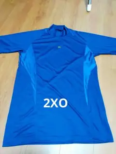 Mizuno 半袖アンダーシャツ 2XO 青