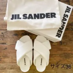 JILSANDER ジルサンダー レザーサンダル サイズ36 白 新品未使用