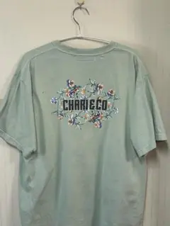 【古着】CHARI&CO 花柄プリント Tシャツ Lサイズ