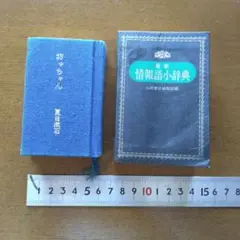 ミニサイズ　豆本　坊っちゃん　情報語小辞典　二冊セット