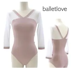【極美品】BALLETLOVE Vフロント 大人 レオタード M