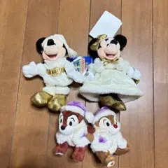 【新品未使用】ディズニーシー ハーバーサイドクリスマス ぬいぐるみバッジ