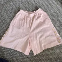 ピンク サイドボタン ショートパンツ　FOXEY