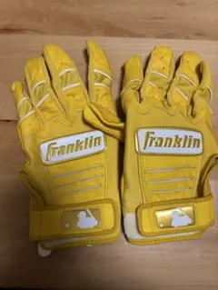 Franklin バッティング用手袋 イエロー