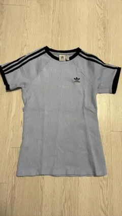 adidas　ワッフル　平成ギャル　リンガーT　ピチT　ストライプ