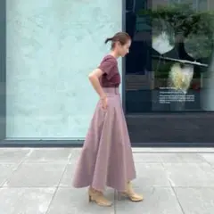 JADE様新品タグフローラルプリント 花柄ティアードラップスカート田中みなみ着用 いよいよ3月24日（水）より【CLANE×田中みな実