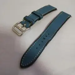 207 エルメス HERMES Hウォッチ レザーベルト 付け替え 水色