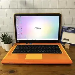 【極上】Vaioオレンジ☘coe i5☘新品SSD256/8GB☘14型モバイル