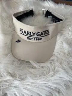 PEARLY GATES バイザー ベージュ