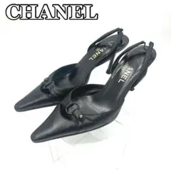 B555 CHANEL シャネル ハイヒール パンプス 37 1/2 レディース