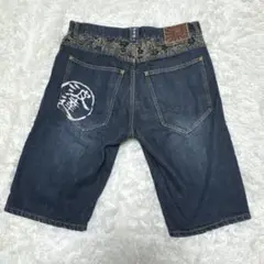 波達 ナミタツ(M)デニム ショートパンツ ハーフパンツ NAMITATSU
