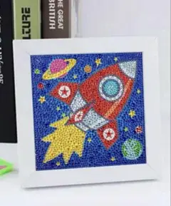 【新品・未使用】ロケットプリント DIY ダイヤモンドペインティング キット