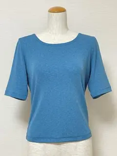 MB LUCAS エムビールーカス 半袖 Tシャツ トップス 青色 カットソー